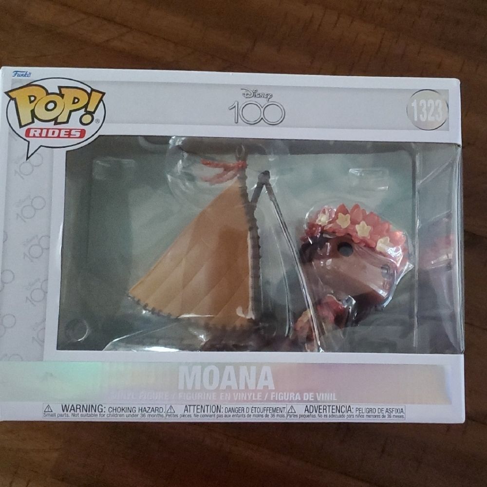 New In Box Moana Pop! Rides Disney Vinyl Figure #1323